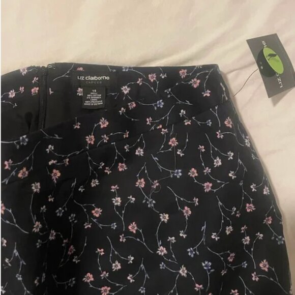 ⭐️ Work Business Casual Classy Classic Floral Flower Midi Pencil Straight Skirt - Picture 2 of 5